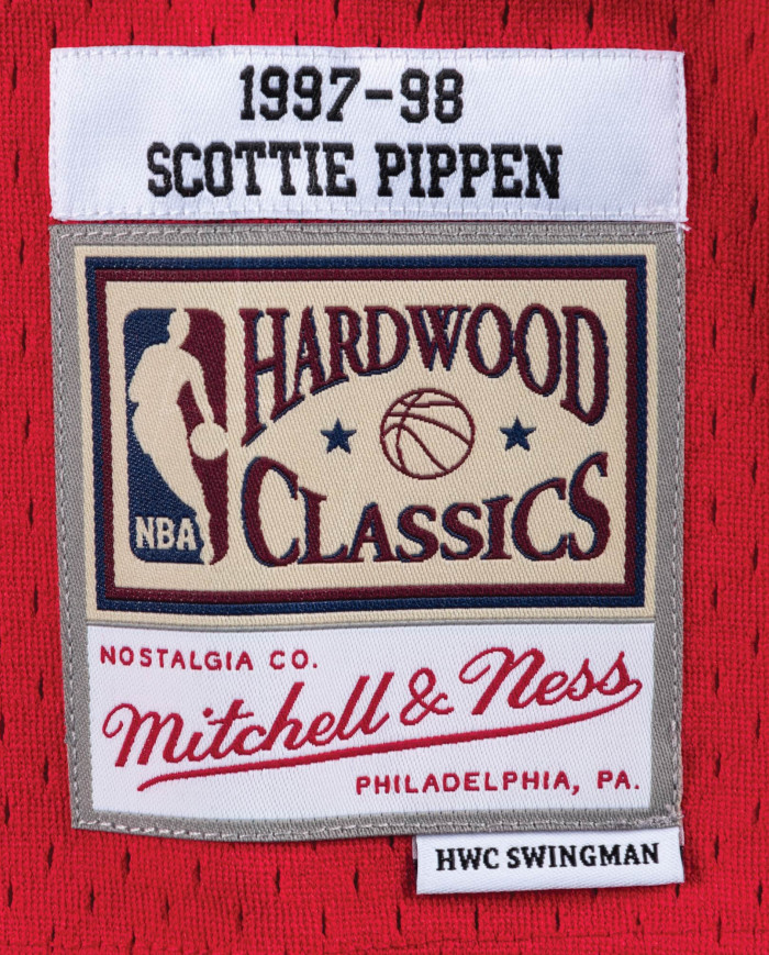 Mitchell&Ness - Swingman Jersey Chicago Bulls Road 1997-98 Scottie Pippen Red Mitchell&Ness - Swingman Jersey Chicago Bulls Road 1997-98 Scottie Pippen Red