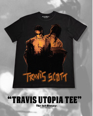 " Travis Utopia Tee " - Black " Travis Utopia Tee " - Black