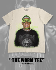 " The Worm Tee " - Off White