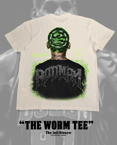 " The Worm Tee " - Off White " The Worm Tee " - Off White