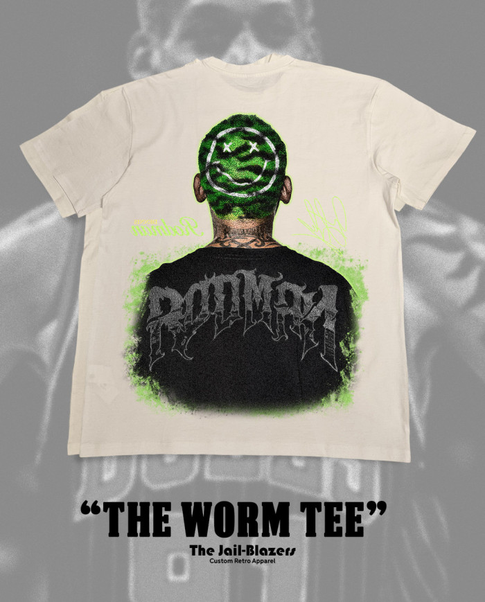 " The Worm Tee " - Off White