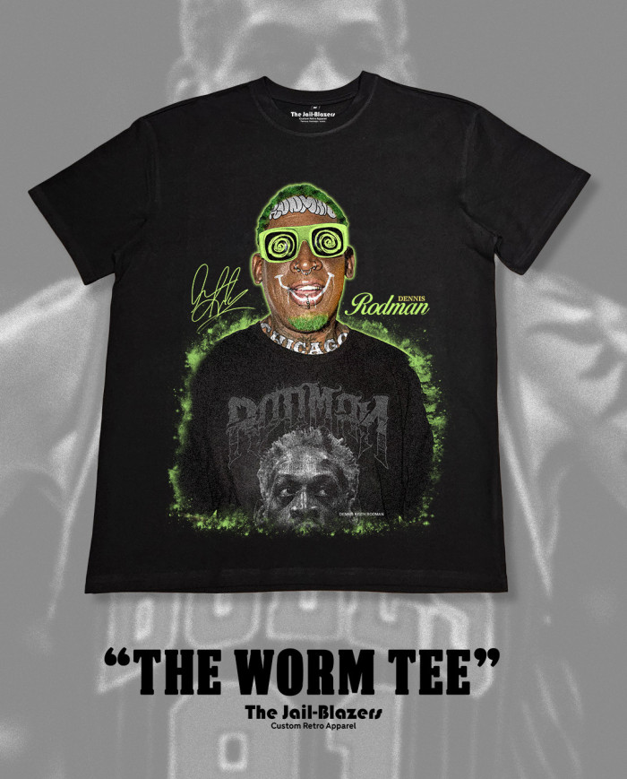" The Worm Tee " - Black " The Worm Tee " - Black