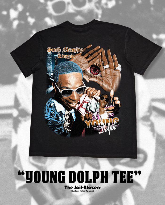 " Young Dolph Tee " - Black " Young Dolph Tee " - Black
