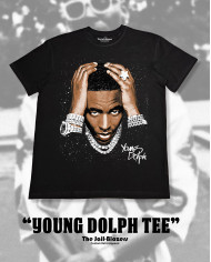 " Young Dolph Tee " - Black " Young Dolph Tee " - Black