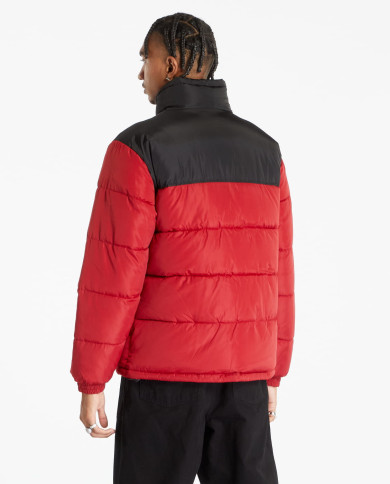 Karl Kani - KK Retro Essential Puffer Jacket Dark Red Karl Kani - KK Retro Essential Puffer Jacket Dark Red