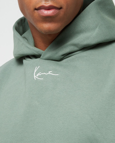 Karl Kani - KK Small Signature Os Heavy Sweat Hoodie Dusty Green Karl Kani - KK Small Signature Os Heavy Sweat Hoodie Dusty Green
