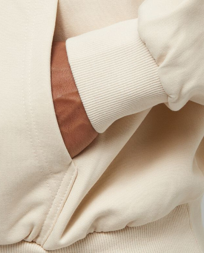 Karl Kani - KK Small Signature Os Heavy Sweat Hoodie Off White Karl Kani - KK Small Signature Os Heavy Sweat Hoodie Off White