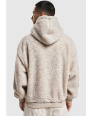 Karl Kani - KK Metal Signature Teddy Os Hoodie Off White