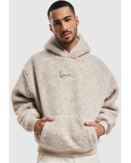 Karl Kani - KK Metal Signature Teddy Os Hoodie Off White