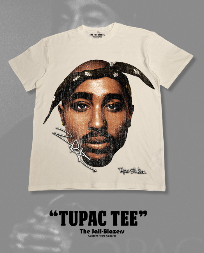 '' Tupac Tee '' - Off White '' Tupac Tee '' - Off White