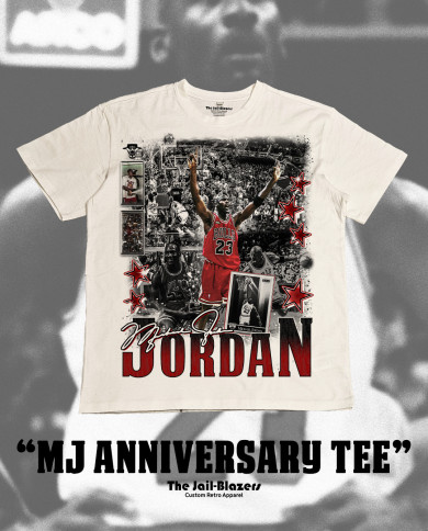 " MJ Anniversary Tee " - Off White