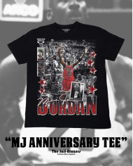 " MJ Anniversary Tee " - Black " MJ Anniversary Tee " - Black