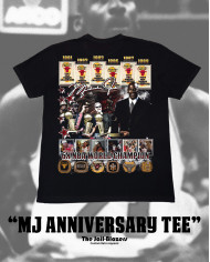 " MJ Anniversary Tee " - Black " MJ Anniversary Tee " - Black