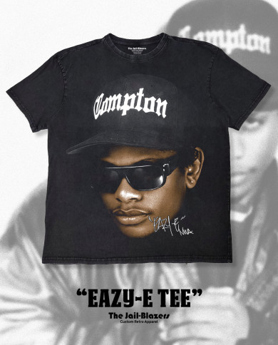 " Eazy-E Tee " - Washed Black
