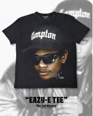 " Eazy-E Tee " - Washed Black