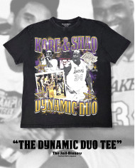 " The Dynamic Duo Tee " - Washed Black