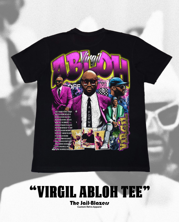 " Virgil Abloh Tee " - Black " Virgil Abloh Tee " - Black