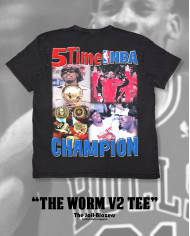 " The Worm V2 Tee " - Washed Black " The Worm V2 Tee " - Washed Black