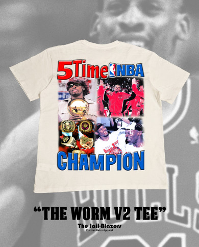 " The Worm V2 Tee " - Off White