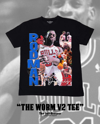 " The Worm V2 Tee " - Black