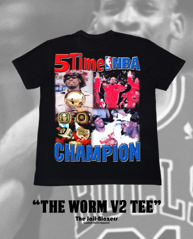 " The Worm V2 Tee " - Black