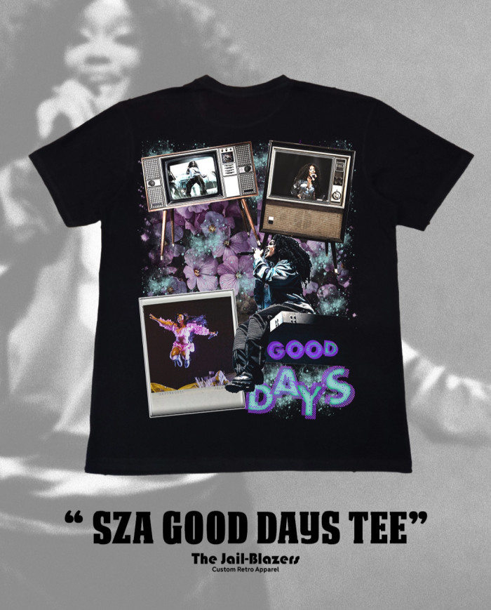 " SZA Good Days Tee " - Black