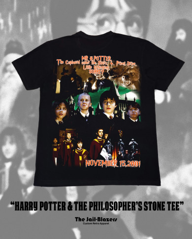 " Harry Potter & the Philosopher's Stone Tee " - Black