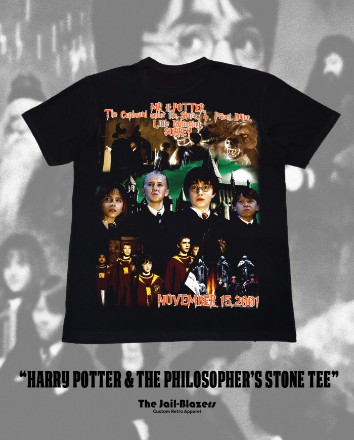 " Harry Potter & the Philosopher's Stone Tee " - Black