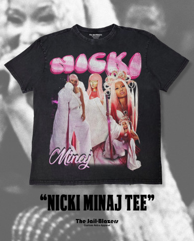 Nicki Minaj Tee - Washed Black