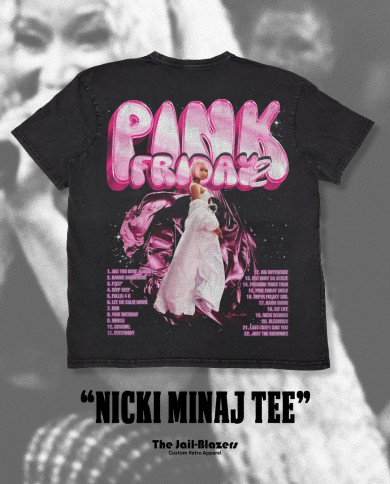 Nicki Minaj Tee - Washed Black