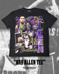 Ray Allen Tee - Washed Black Ray Allen Tee - Washed Black