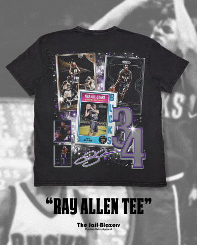 Ray Allen Tee - Washed Black