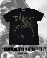 Travis Olives in Utopia Tee - Black Travis Olives in Utopia Tee - Black