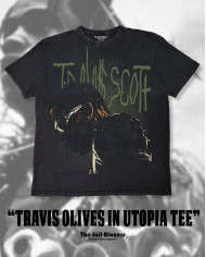 Travis Olives in UtopiaTee - Washed Black