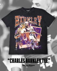 " Charles Barkley Tee " - Washed Black " Charles Barkley Tee " - Washed Black
