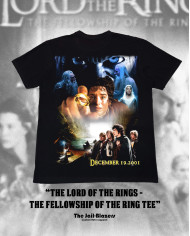 " The Lord of the Rings - The Fellowship of the Ring Tee " - Black