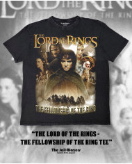 " The Lord of the Rings - The Fellowship of the Ring Tee " - Washed Black " The Lord of the Rings - The Fellowship of the Ring Tee " - Washed Black