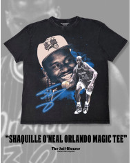 " Shaquille O'Neal Orlando Magic Tee " - Washed Black " Shaquille O'Neal Orlando Magic Tee " - Washed Black