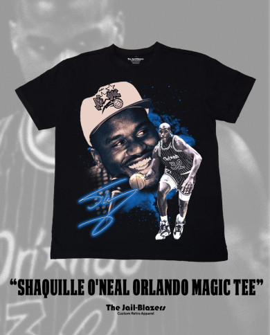 " Shaquille O'Neal Orlando Magic Tee " - Black