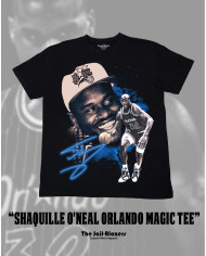 " Shaquille O'Neal Orlando Magic Tee " - Black " Shaquille O'Neal Orlando Magic Tee " - Black