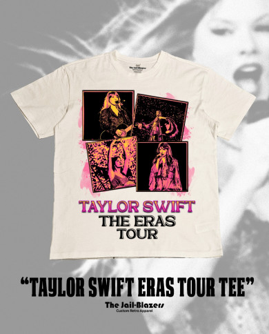 " Taylor Swift Eras Tour Tee " - Off White