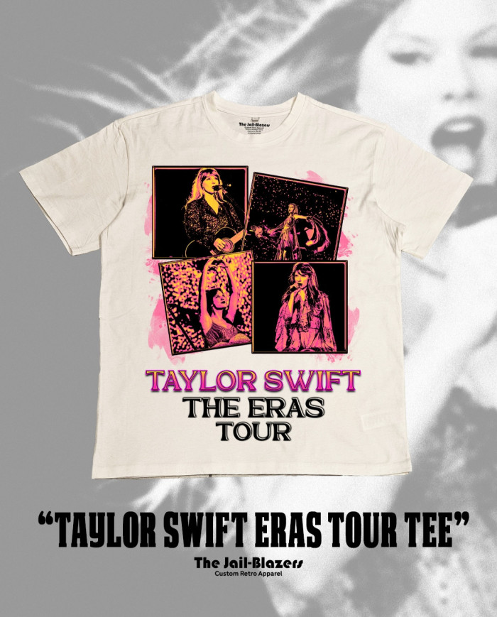 " Taylor Swift Eras Tour Tee " - Off White " Taylor Swift Eras Tour Tee " - Off White