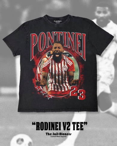 " Rodinei V2 Tee " - Washed Black