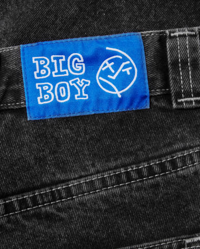 Big Boy Pants - Silver Black