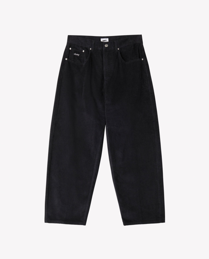 Obey - Bigwig Baggy Corduroy Pant - Digital Black Obey - Bigwig Baggy Corduroy Pant - Digital Black