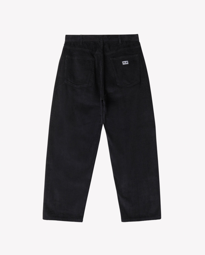 Obey - Bigwig Baggy Corduroy Pant - Digital Black Obey - Bigwig Baggy Corduroy Pant - Digital Black