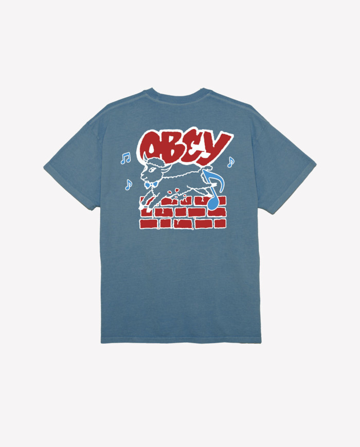 Obey - Out of Step Pigment Tee - Pigment Coronet Blue