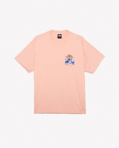 Obey - We Come From The Sun Heavyweight Tee - Peach Parfait