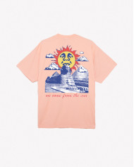 Obey - We Come From The Sun Heavyweight Tee - Peach Parfait