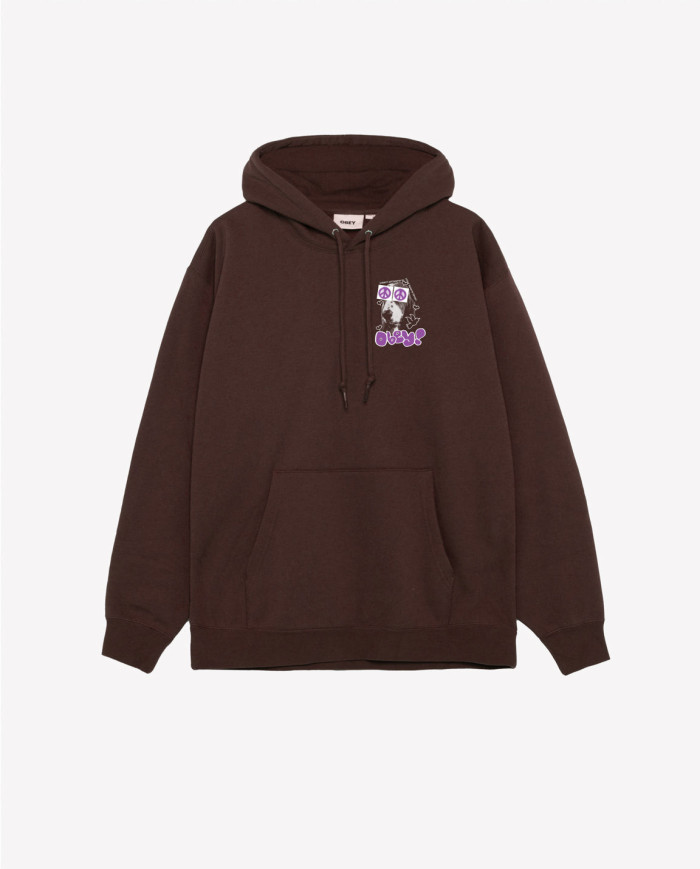 Obey - Peace Eyes Heavyweight Hoodie - Unbleached